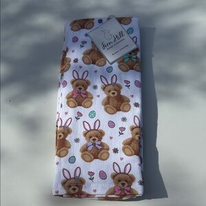 Easter Bunny Teddy Bear kitchen Towel set